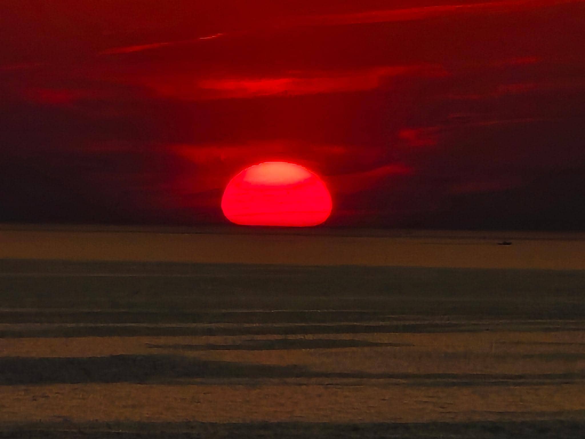 Sunset view from the balcony