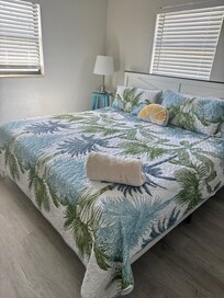 Very comfortable beds and spacious room.