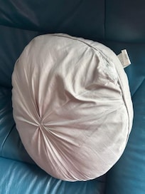 throw pillow with holes