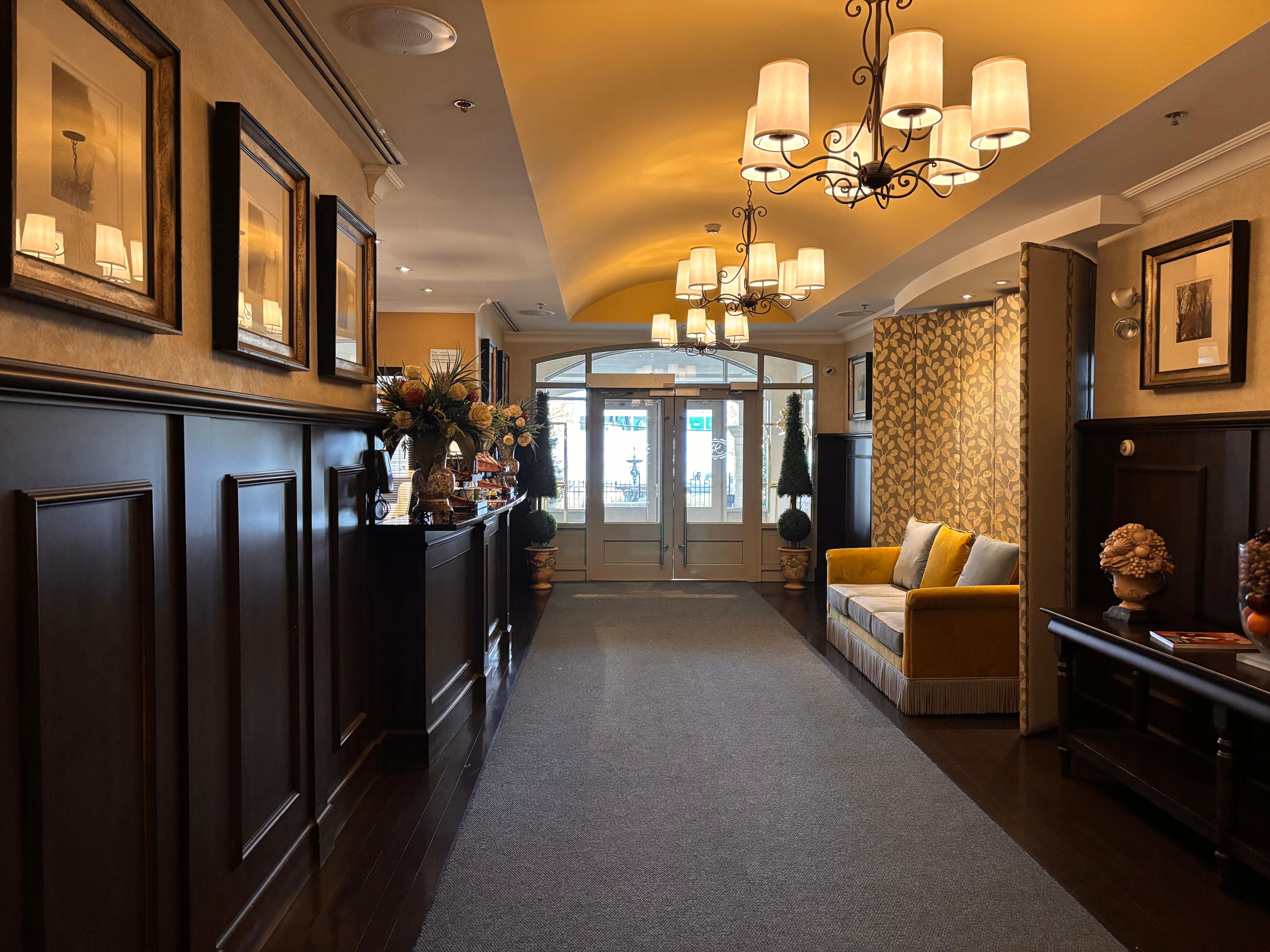 Front reception area