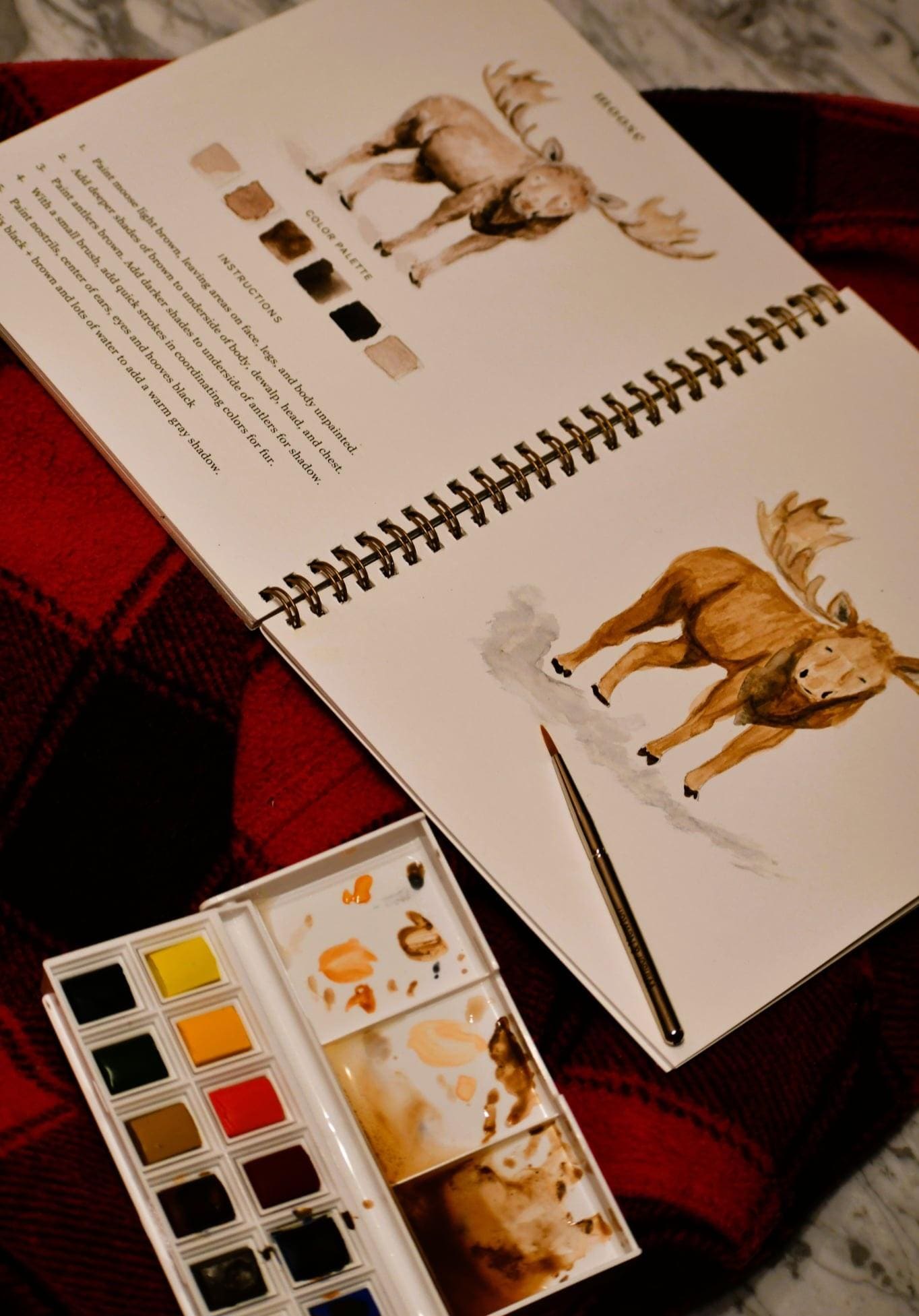 Late night relaxing in the condo.