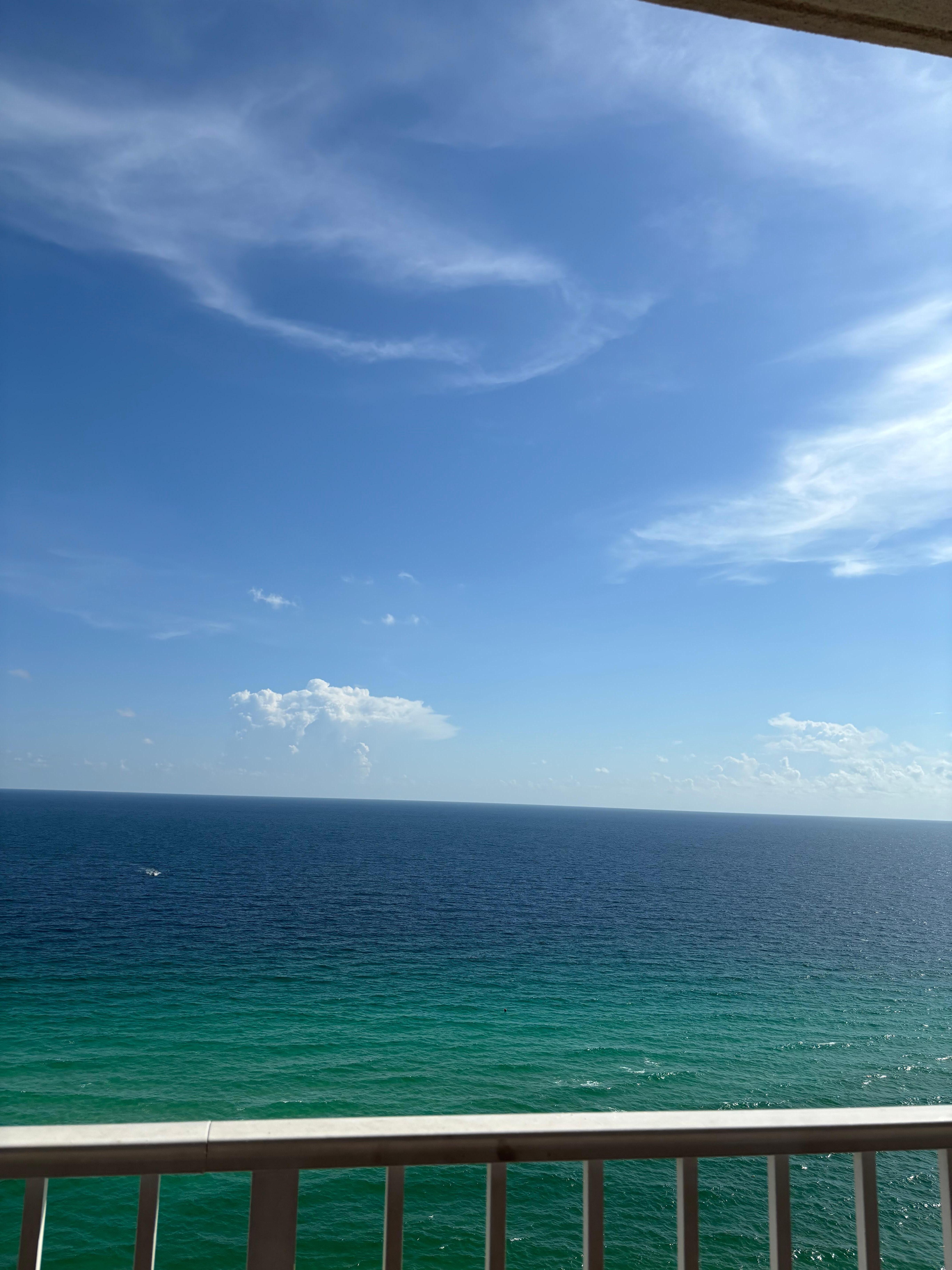 Loved the view from the balcony.