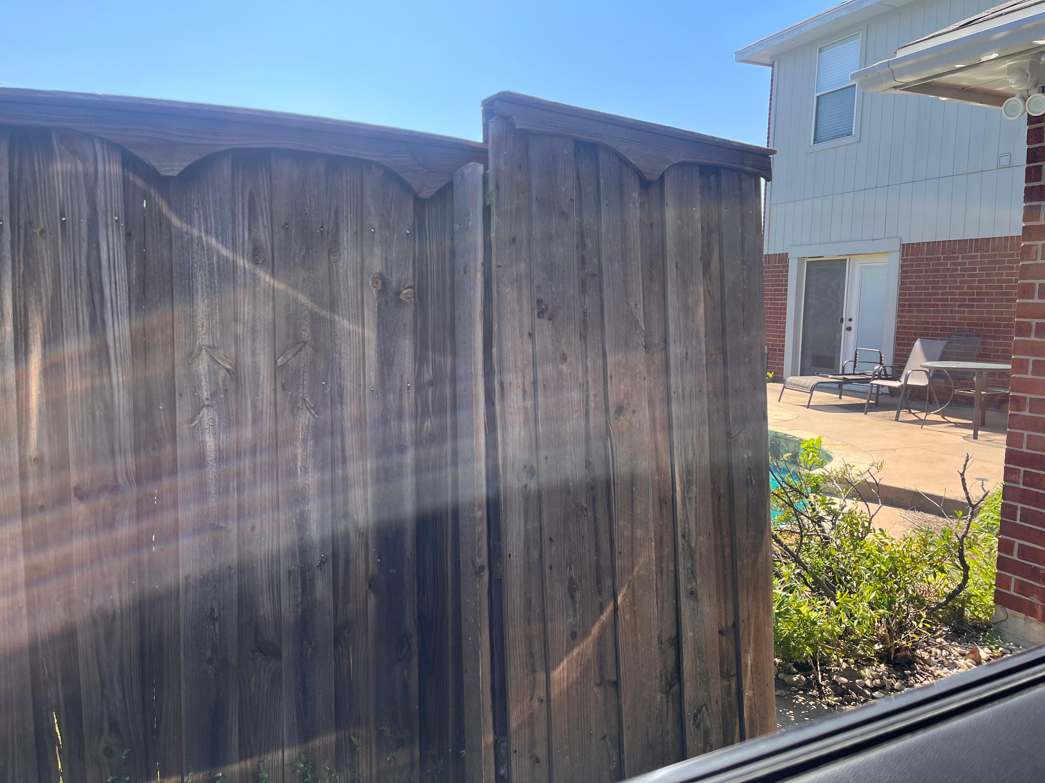Broken fence