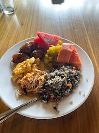 Some of the delicious breakfast available
