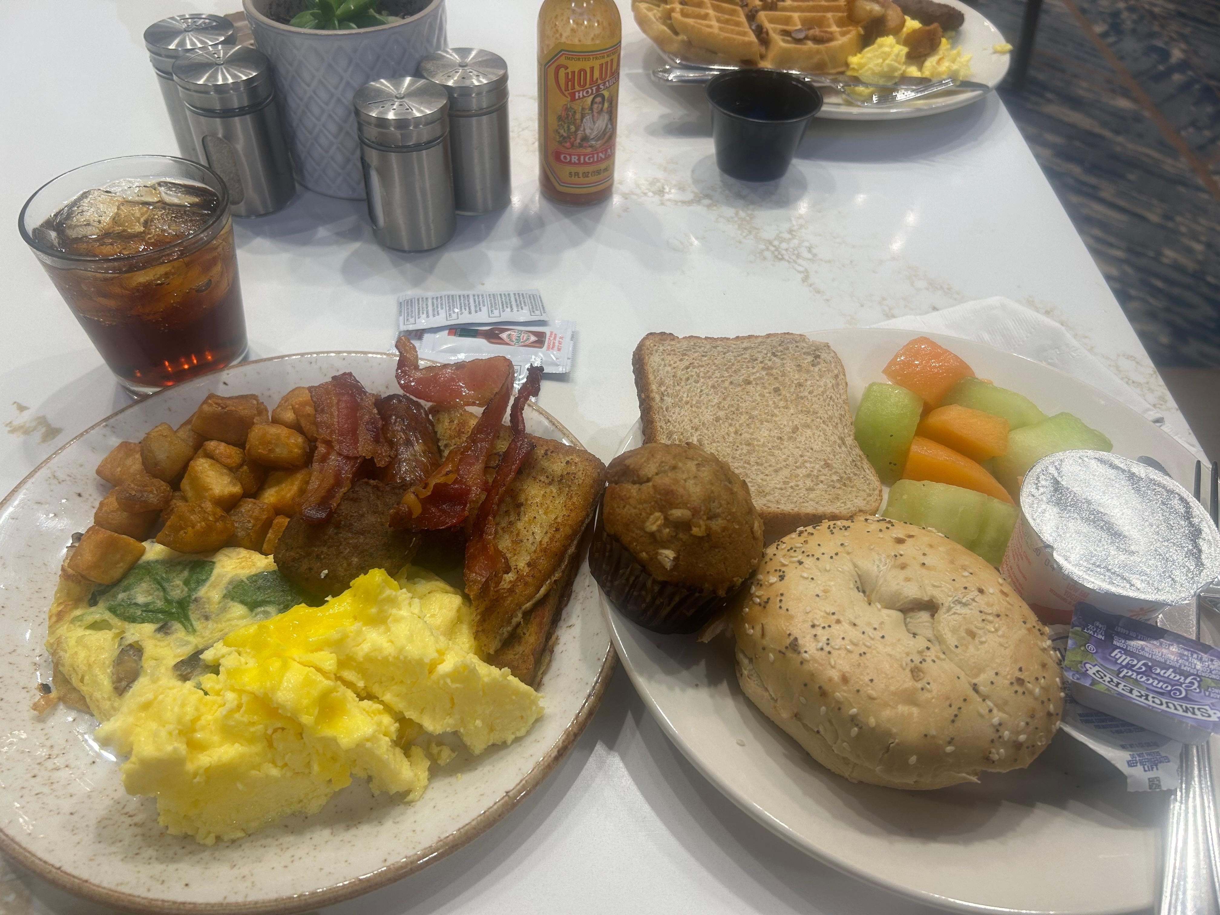 My delicious breakfast. 😋