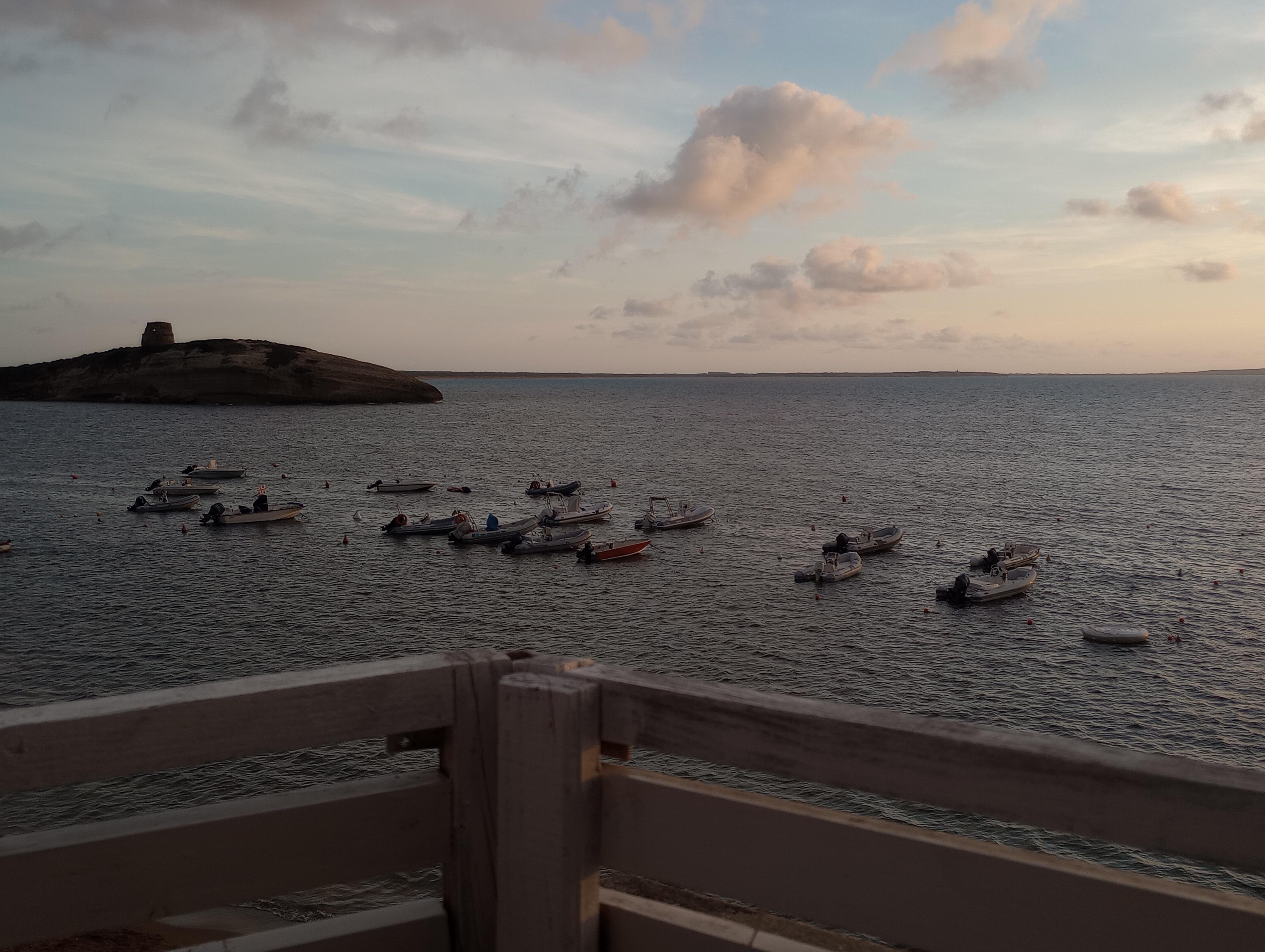 From one of the waterfront restaurants 