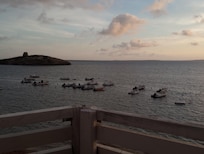 From one of the waterfront restaurants