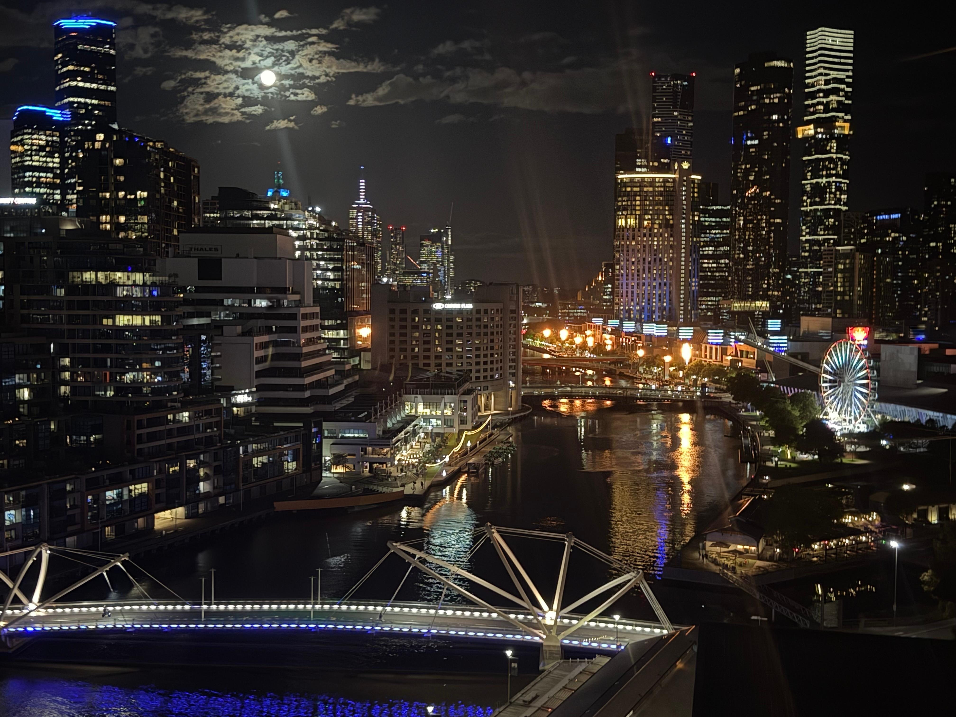 View of Melbourne from room 