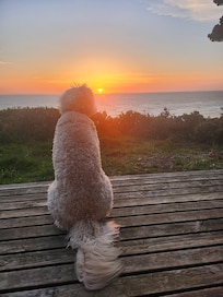 Sunset from deck