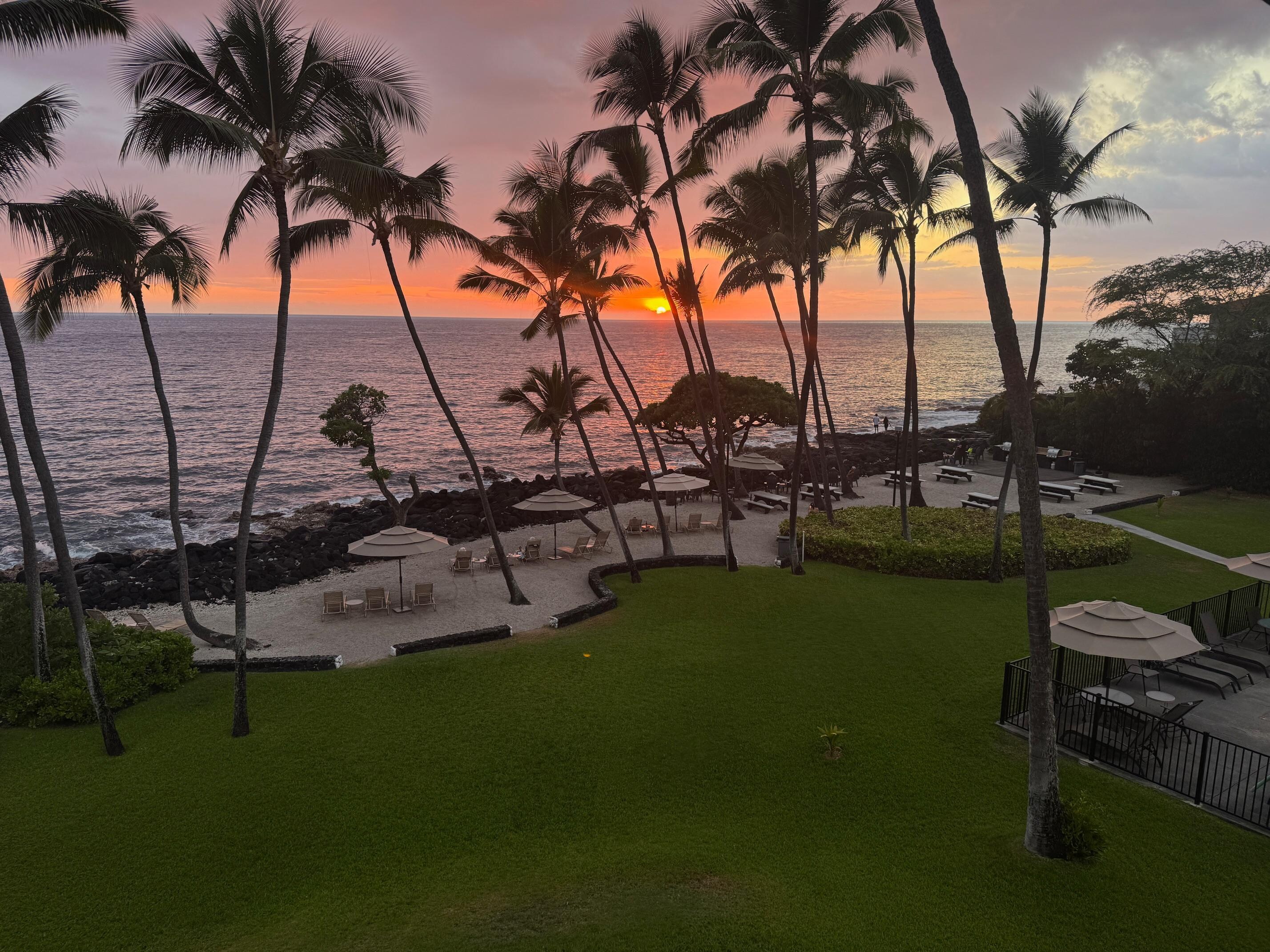 Sunset from the lanai