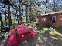 End, corner cabin