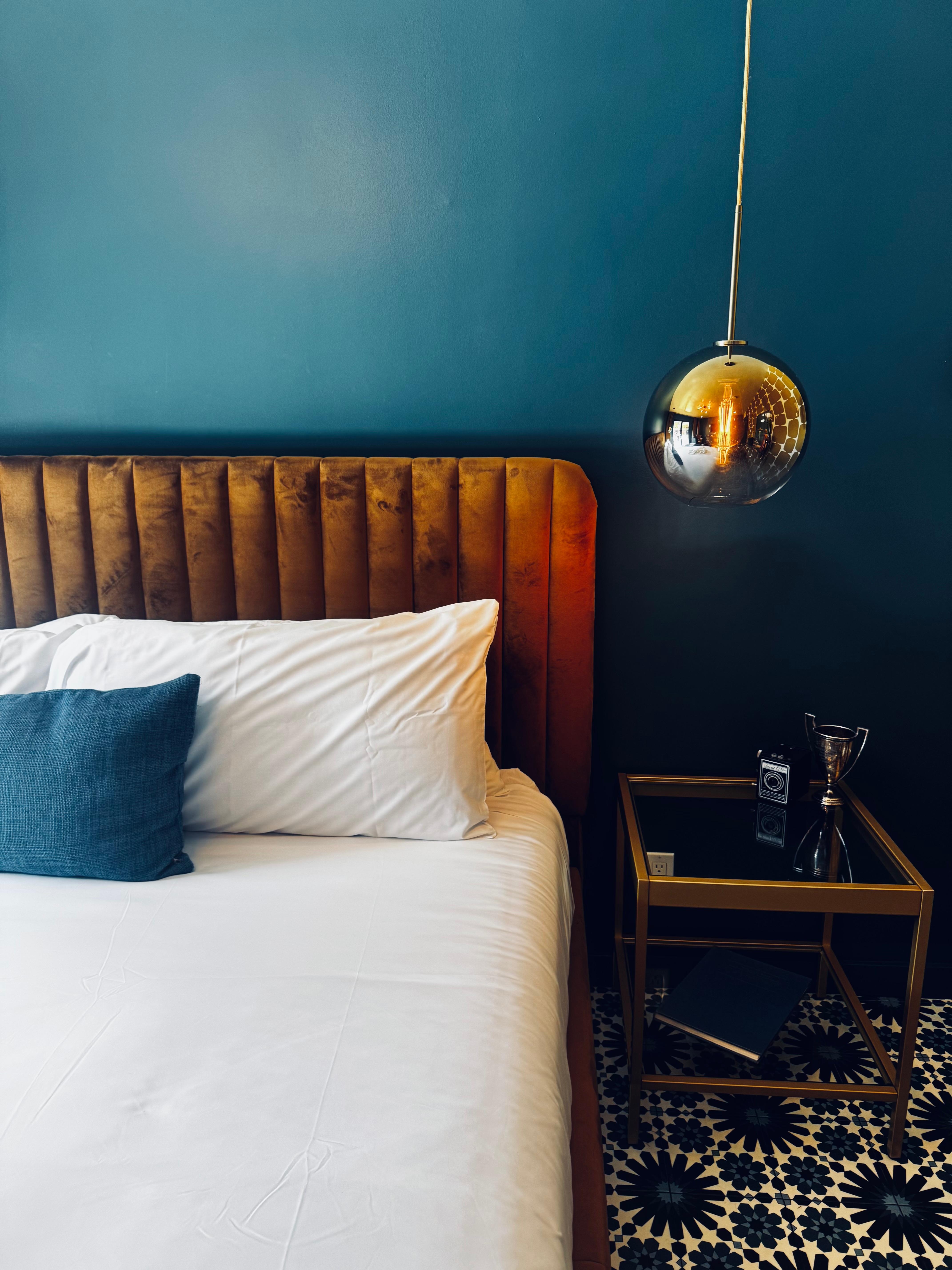 Soft sheets and lots of pillows!