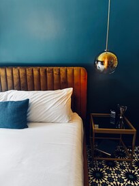 Soft sheets and lots of pillows!