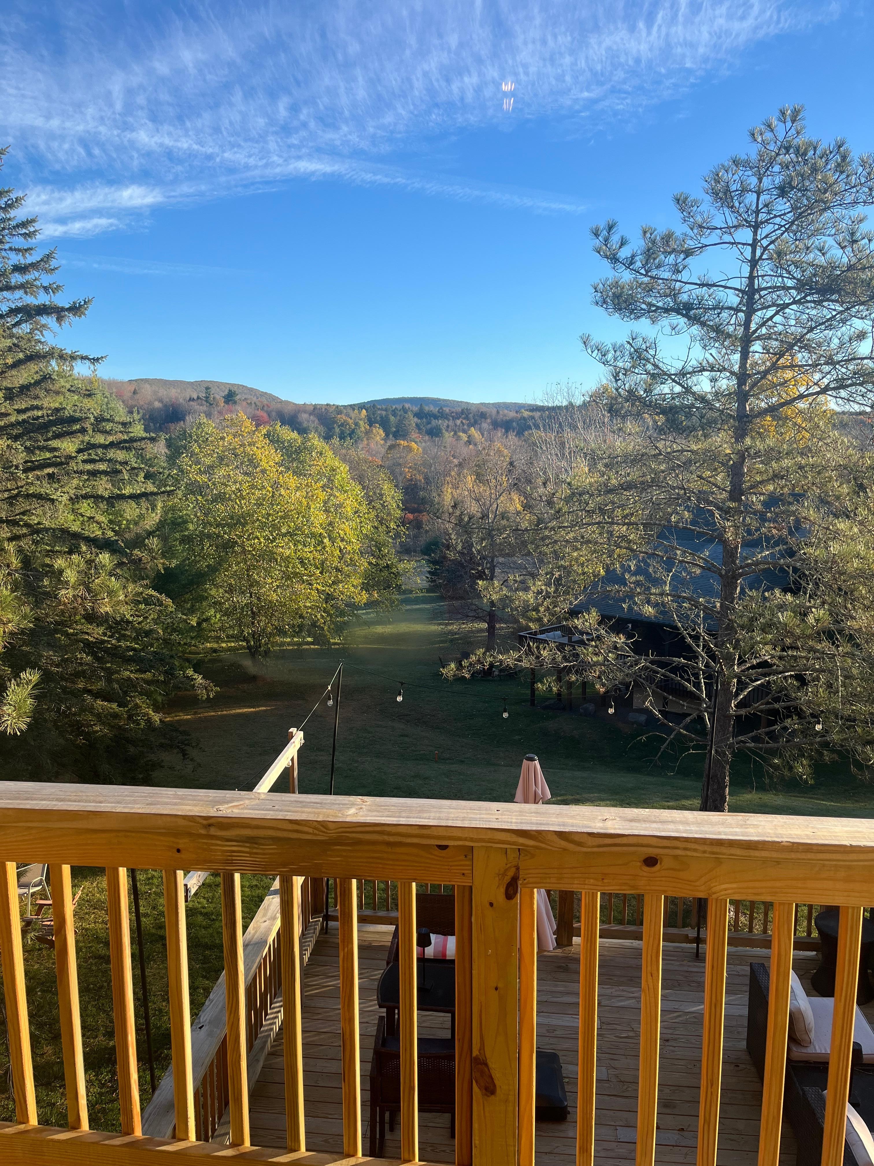 View from back patio