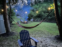 This is down by the river hanging out at the fire