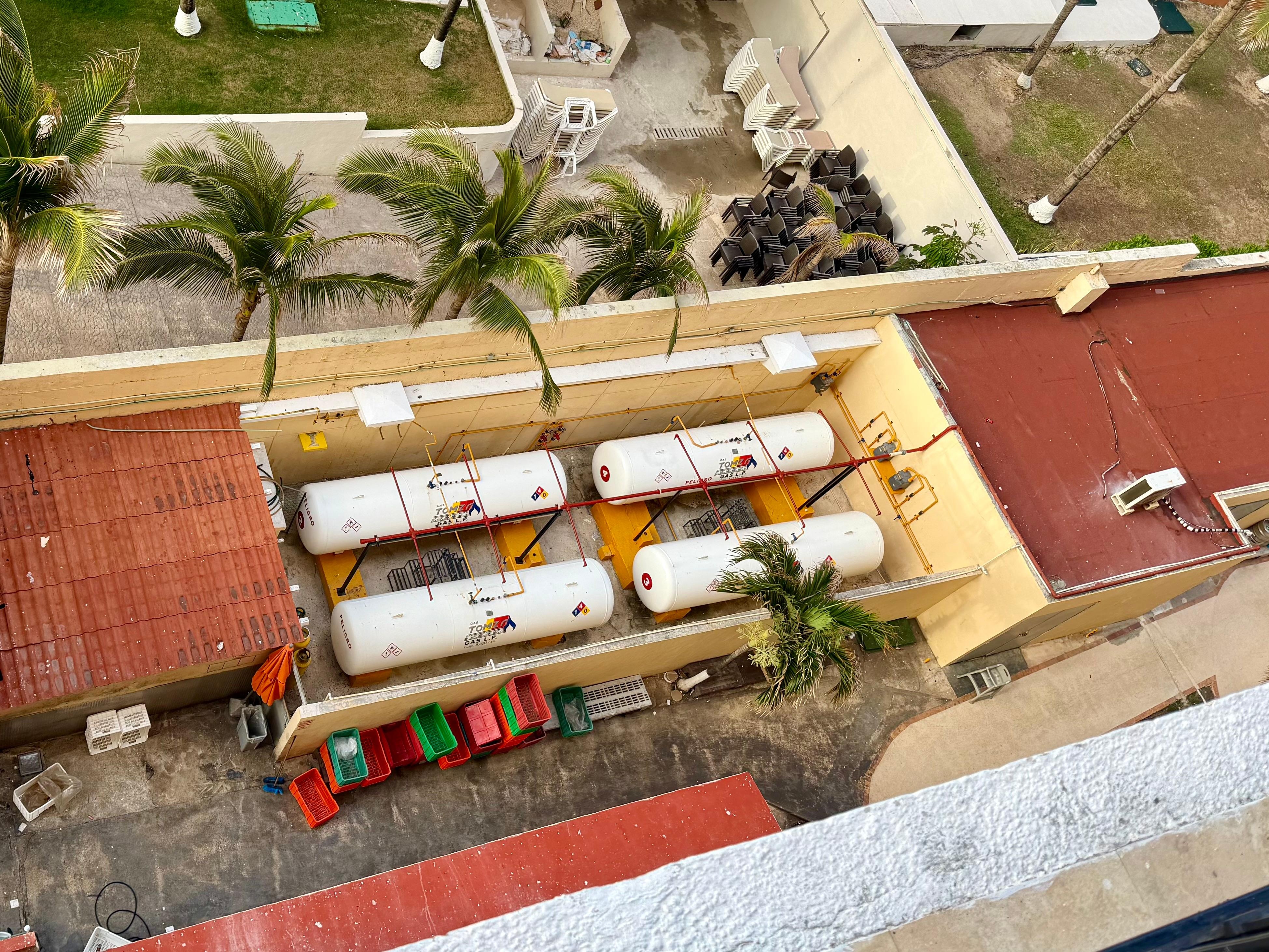 Balcony view.