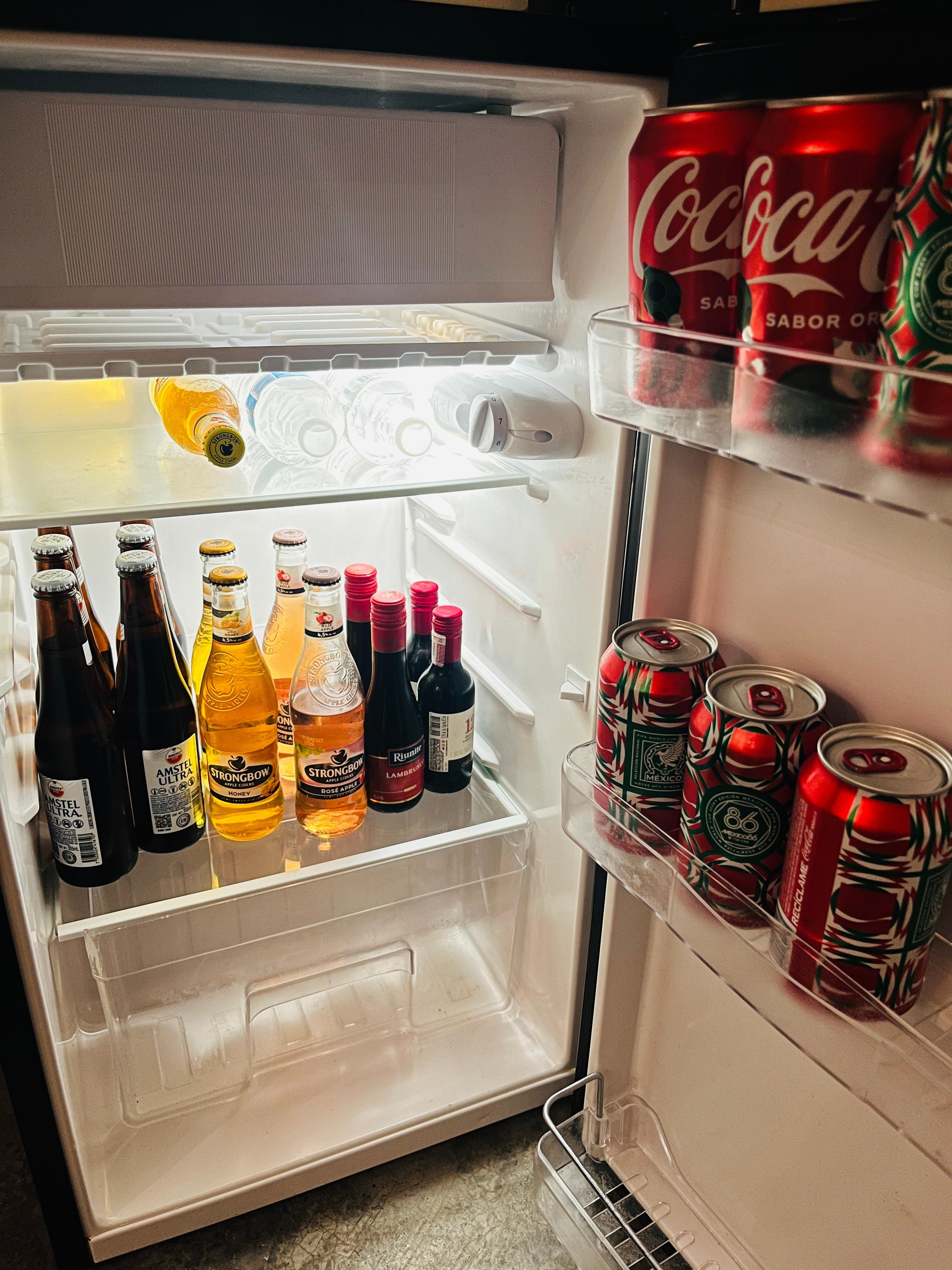 Frigobar con excelentes amenidades