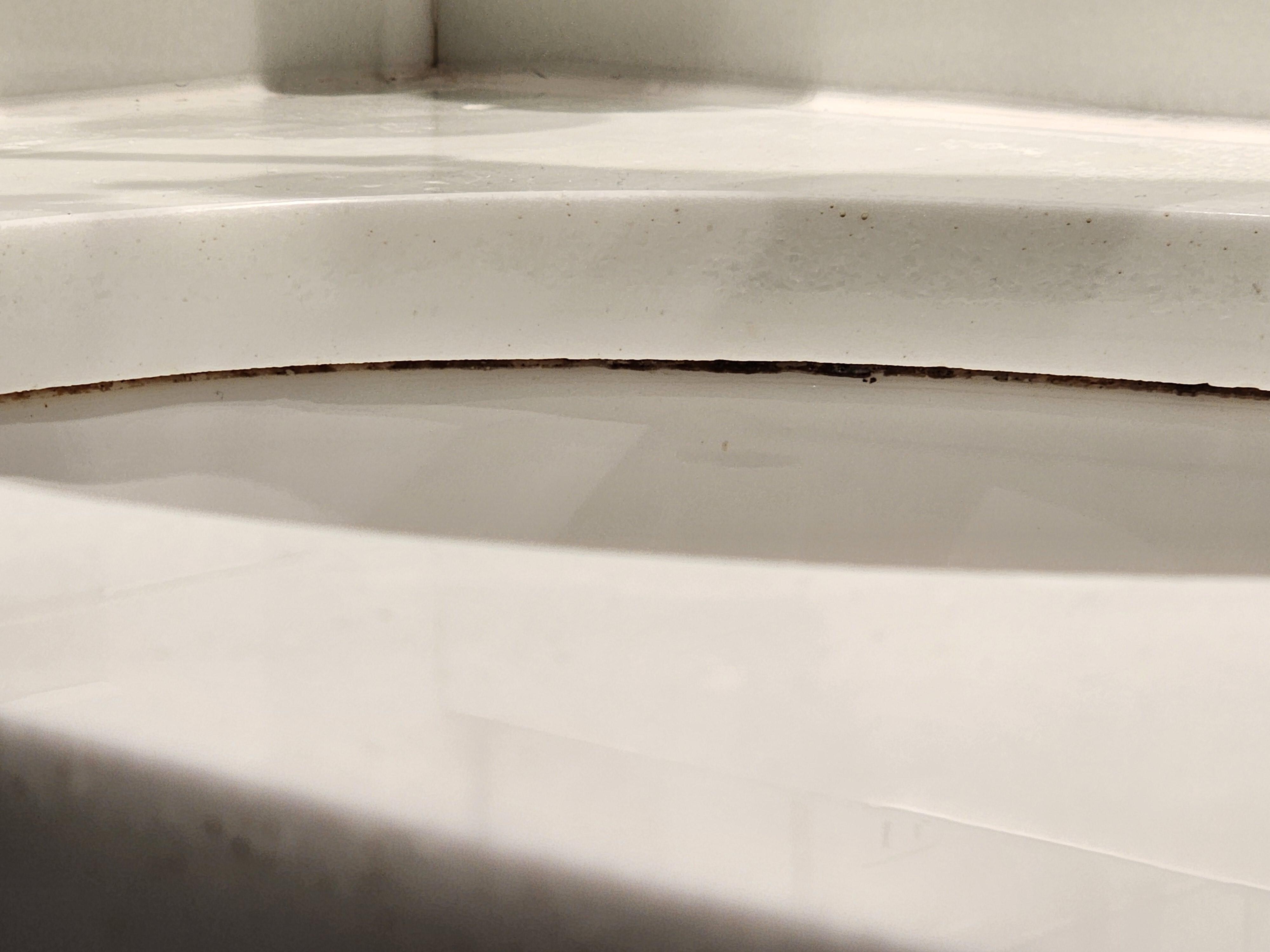 Sink rim mold.