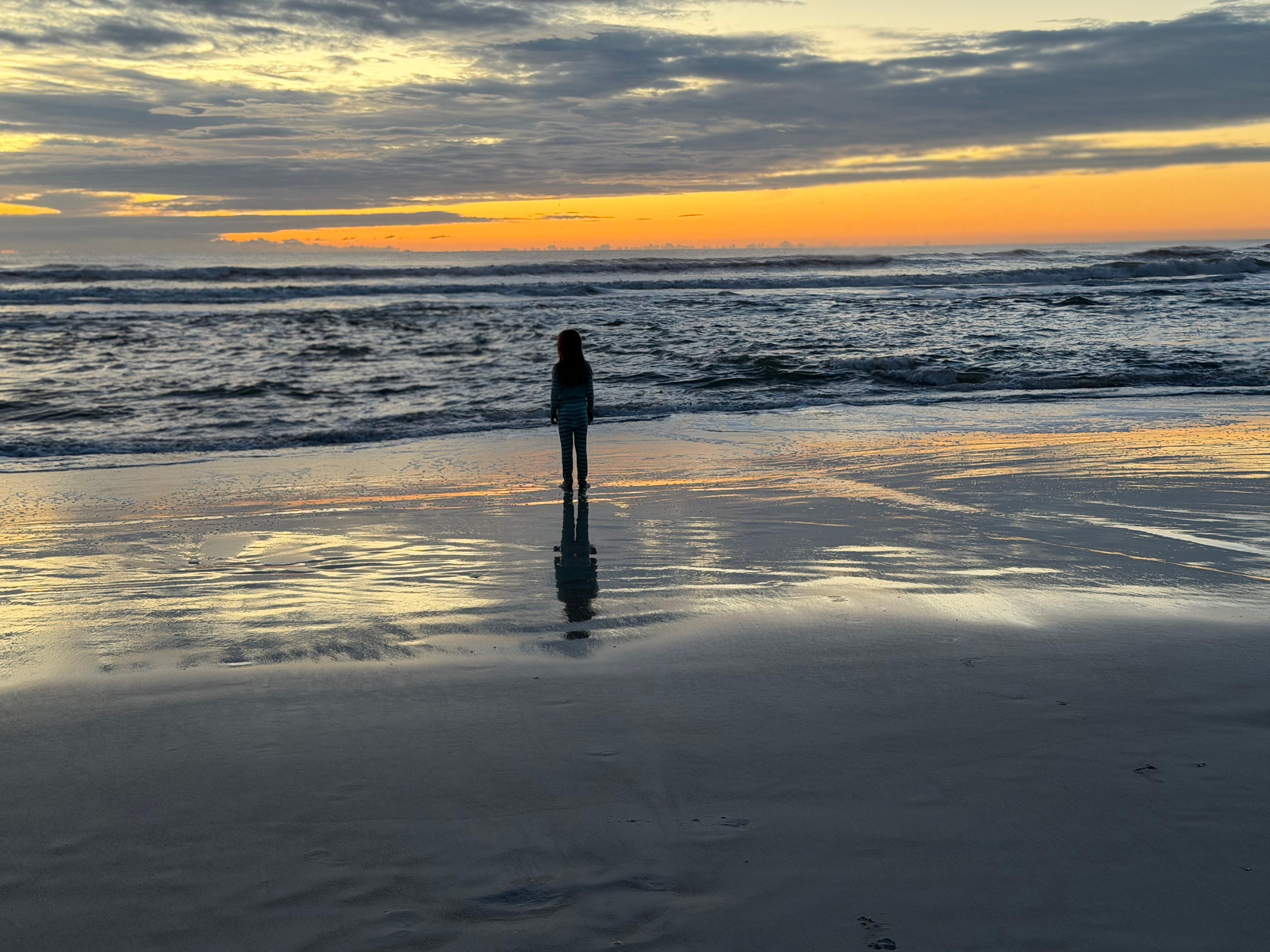 Sunrise from the beach