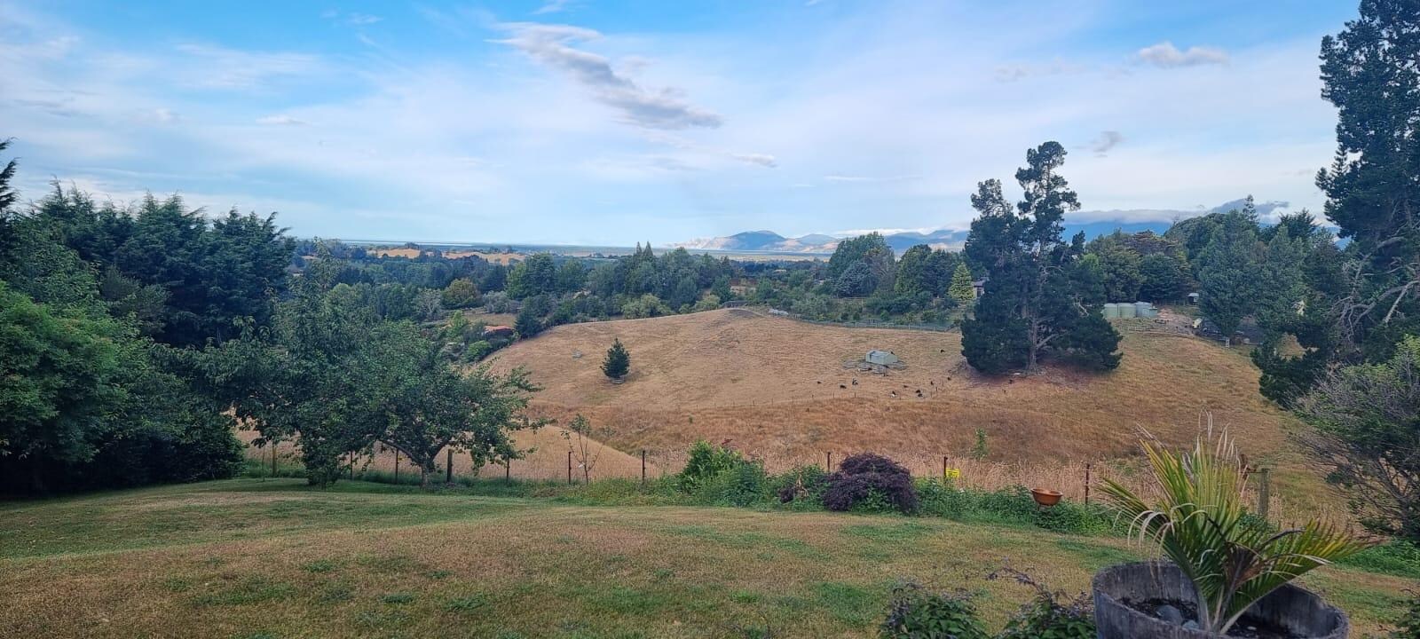 Lovely view from the deck. 