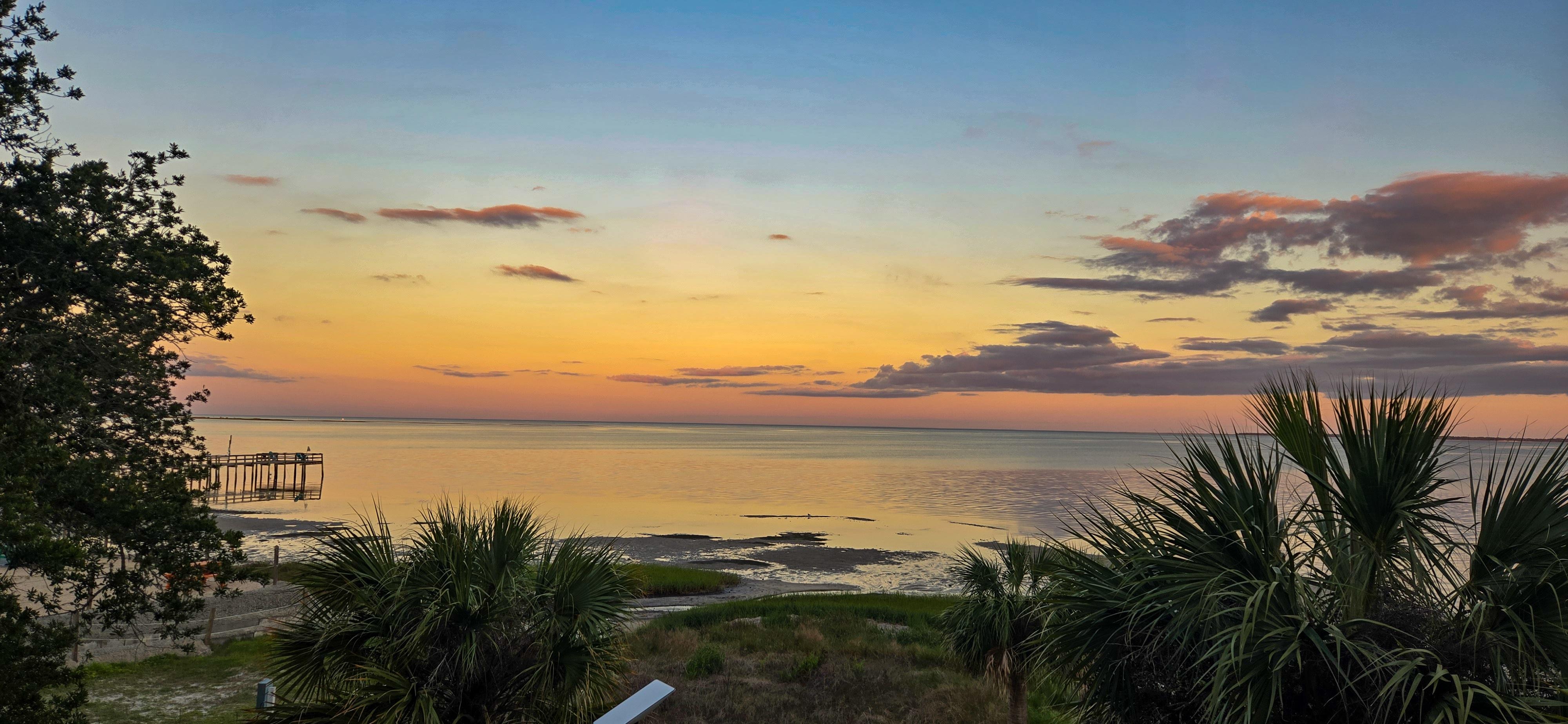 Sunset from the back porch.