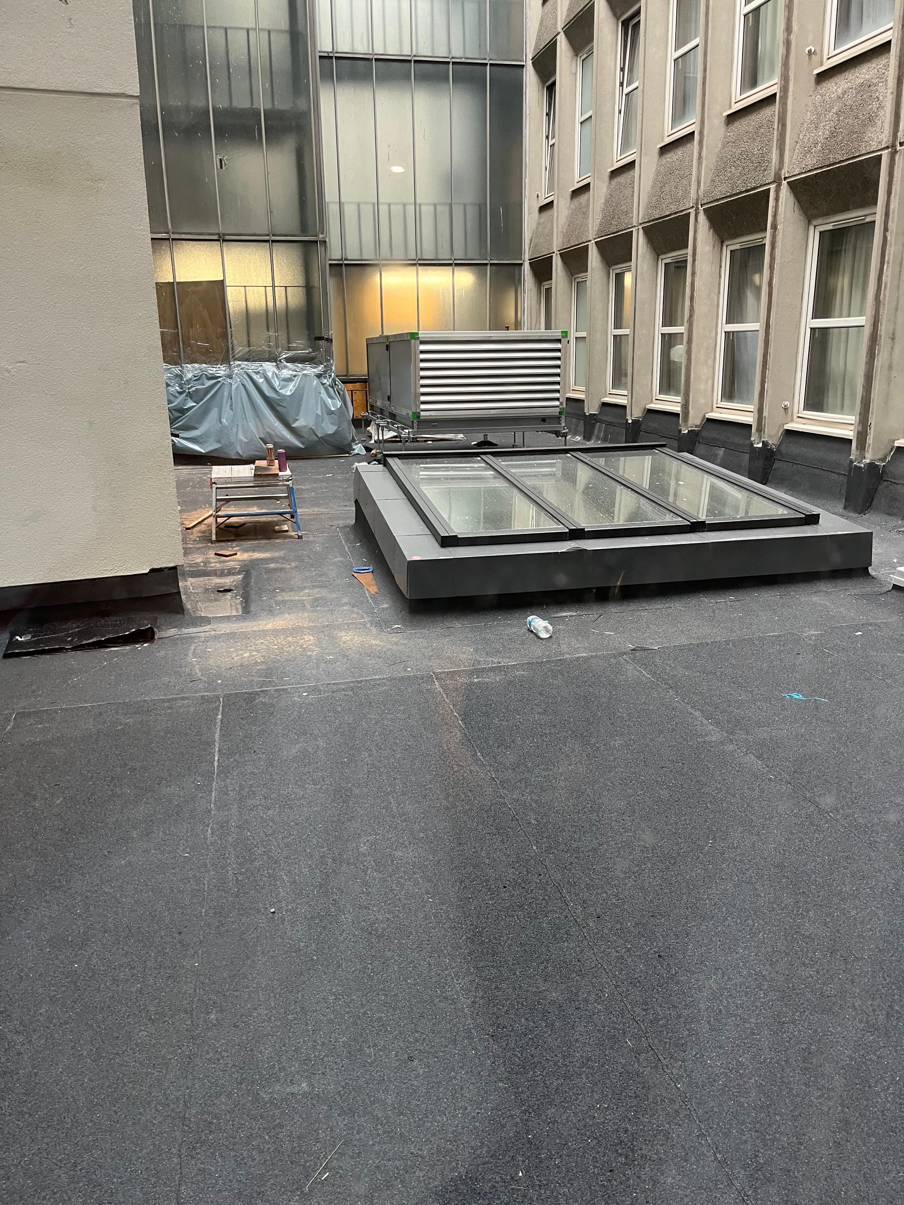 View of the workmen’s cans