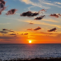 Fab sunset at the "door of Europe"