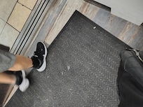 The floors in the halls in the elevator everything was dirty. I seen everything from a q-tip to a bread tie laying in the hallway.