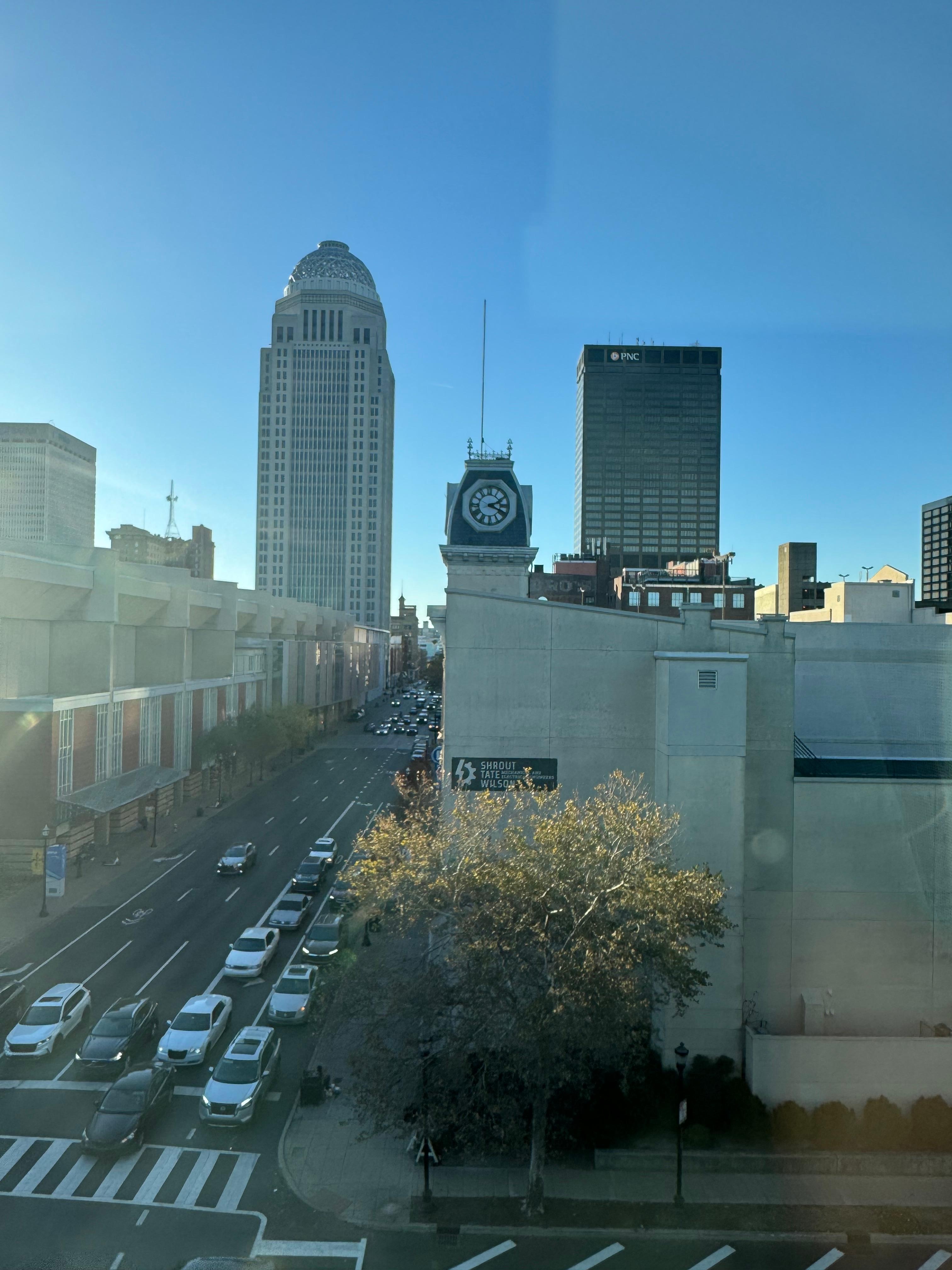 View from 5th floor suite bedroom