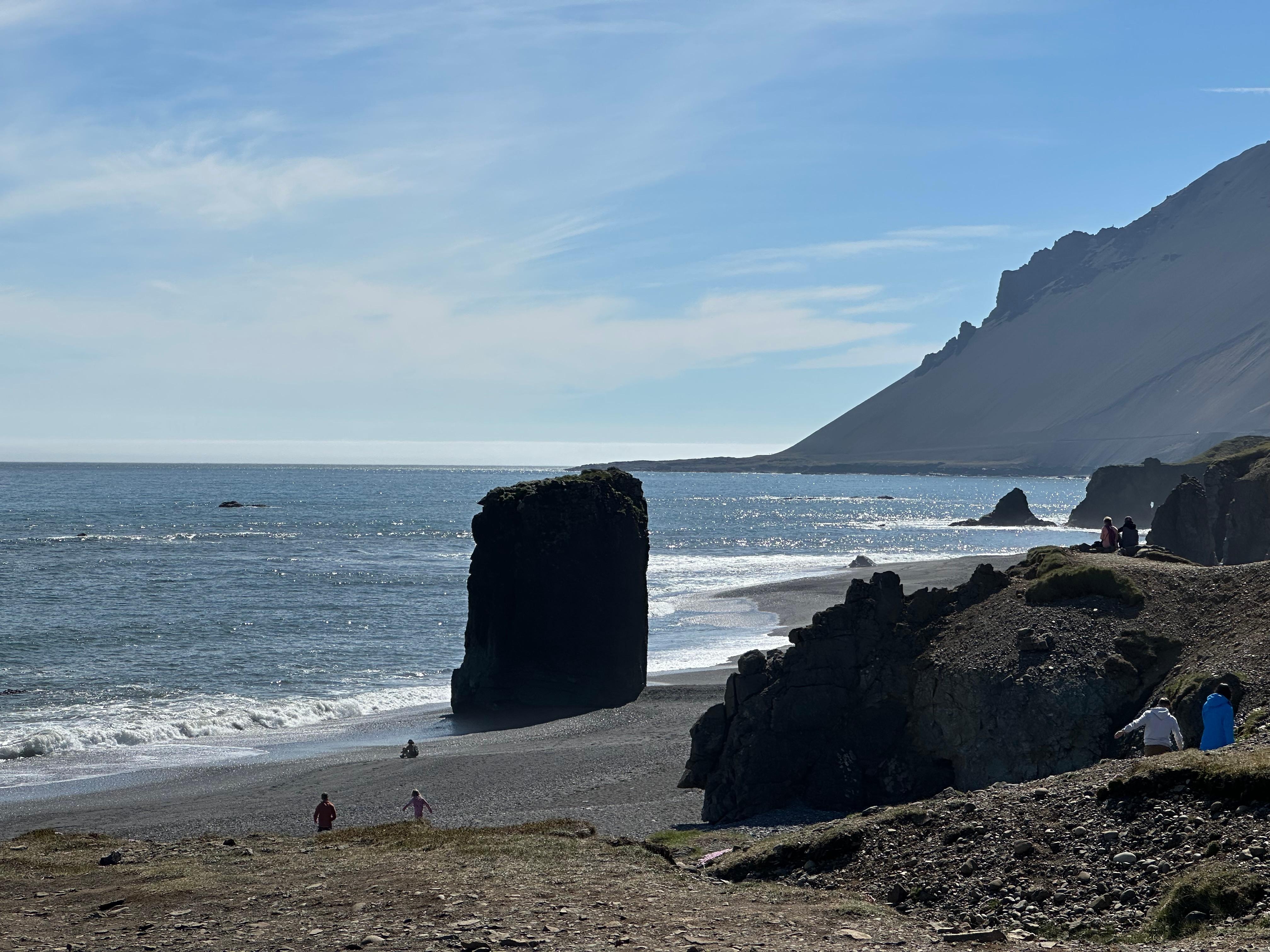 Found this beach on our way there.