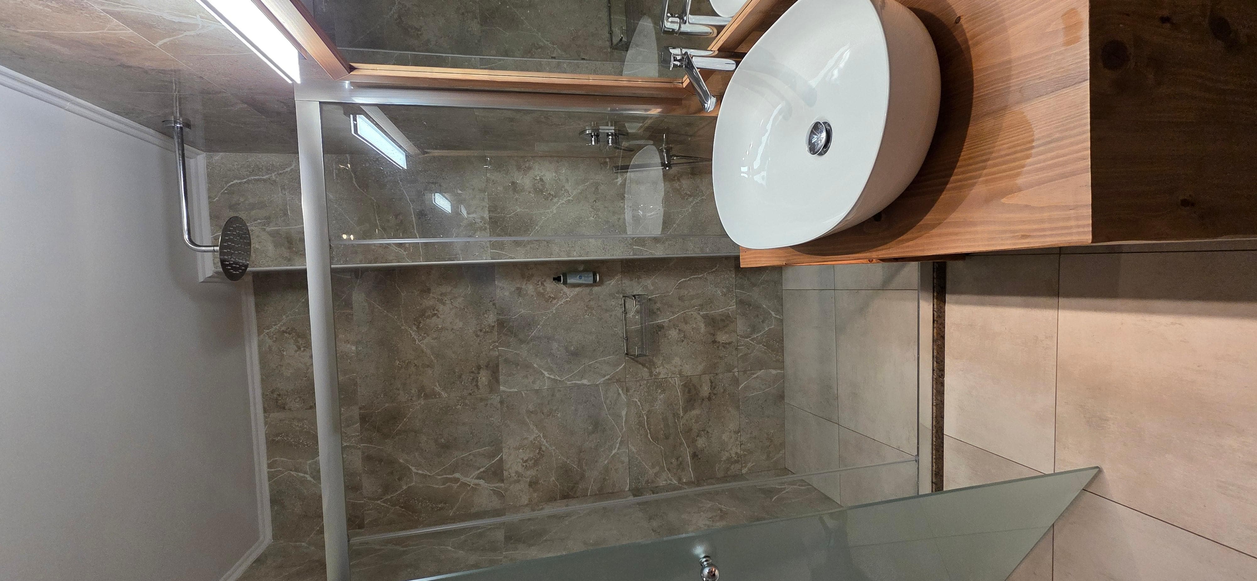 Bathroom in family room.