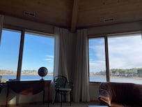 Interior shot of main living room windows