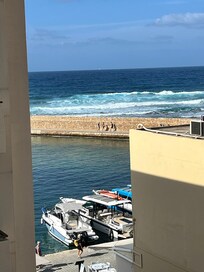 View from my room balcony.