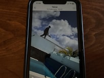 Just one of the workmen who regularly used the wall as a shortcut. We had no privacy.