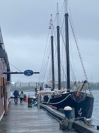 The tall ship at Cable Wharf in Halifax.