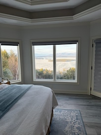 The view from the master bedroom