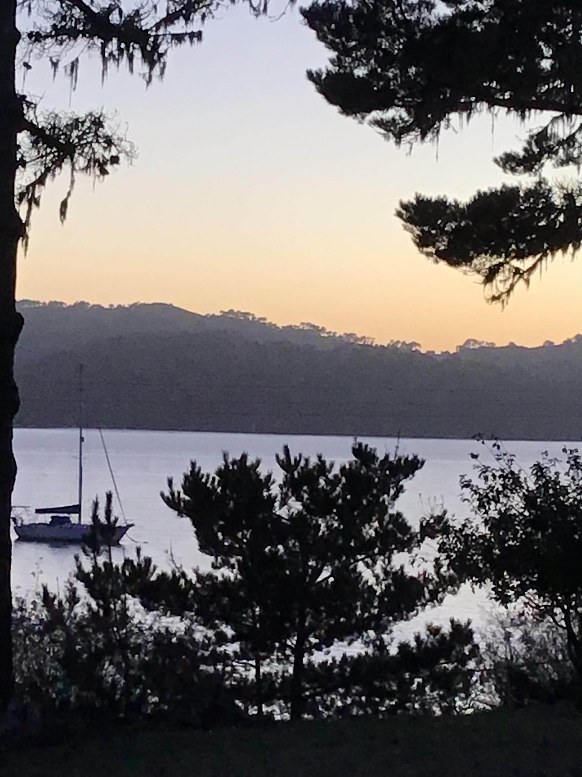 Sunset from the deck