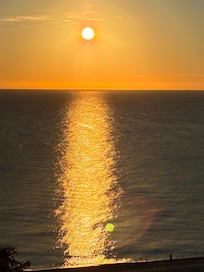 Morning sunrise from the balcony