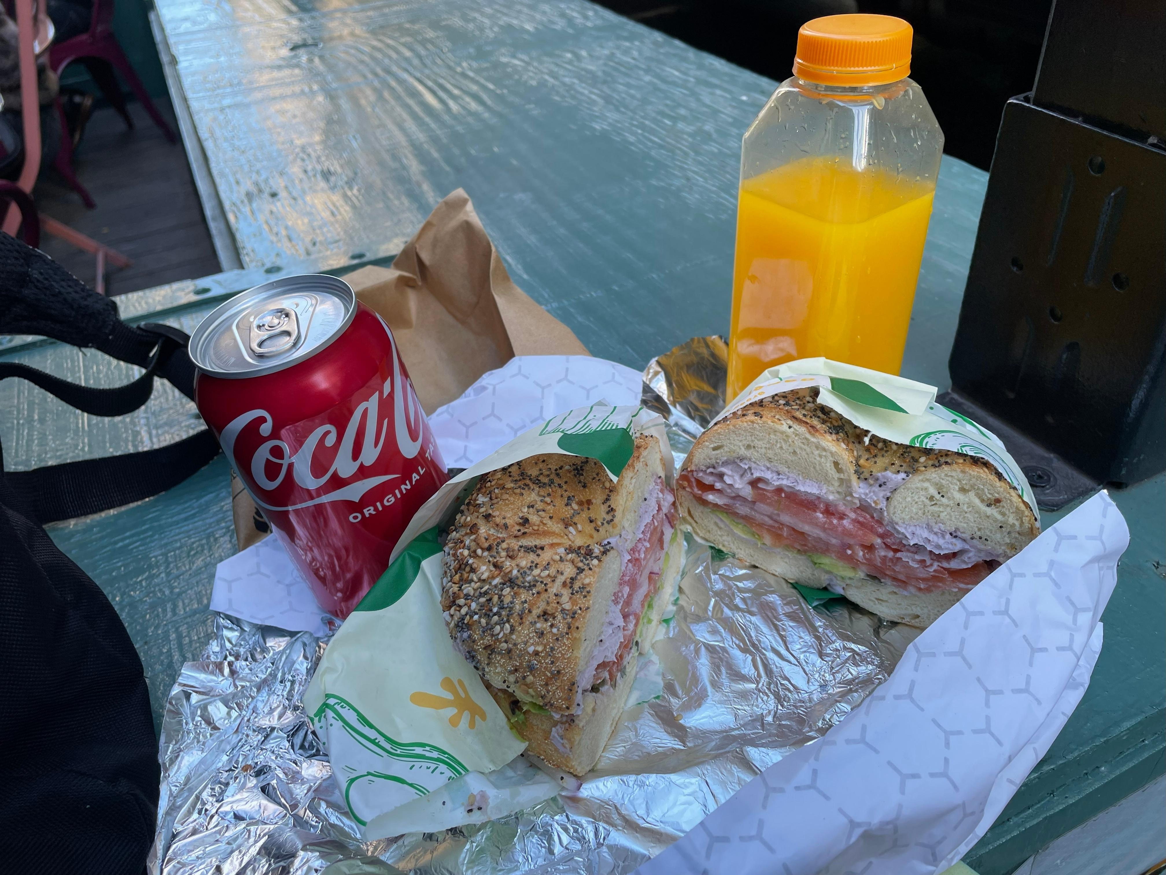 NYC Everything bagel with lox