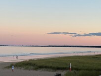 Sunset view from deck