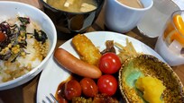 朝食バイキング
