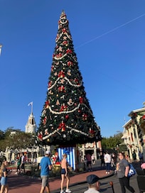 Disney all decorated for the Holidays so neat
