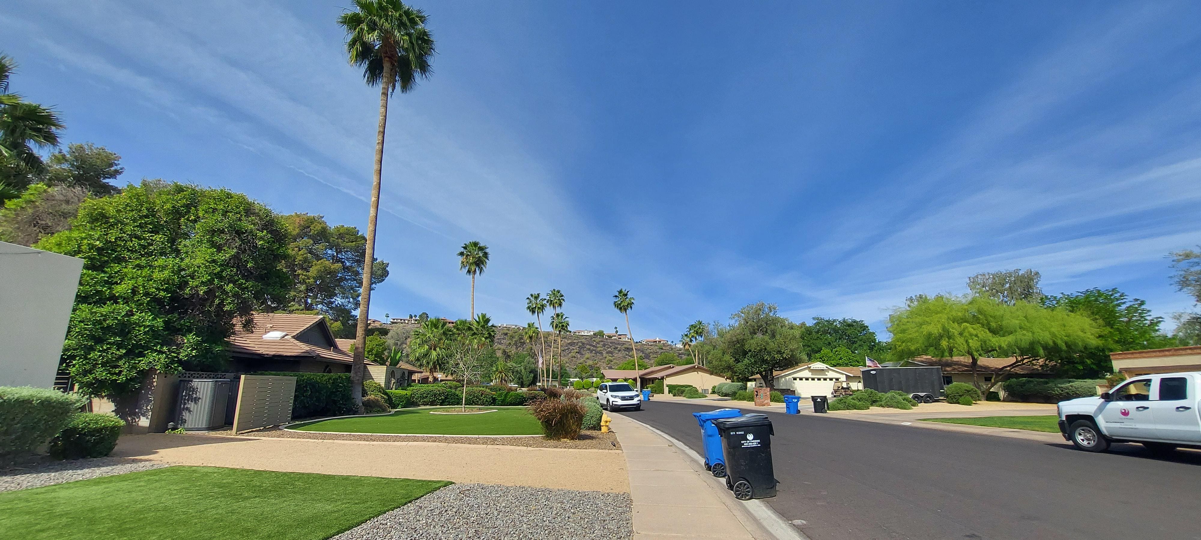 From the front yard down the road!  Beautiful neighborhood!