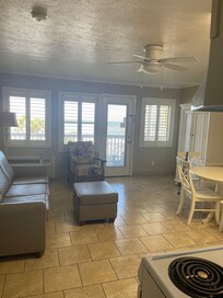 Interior balcony view