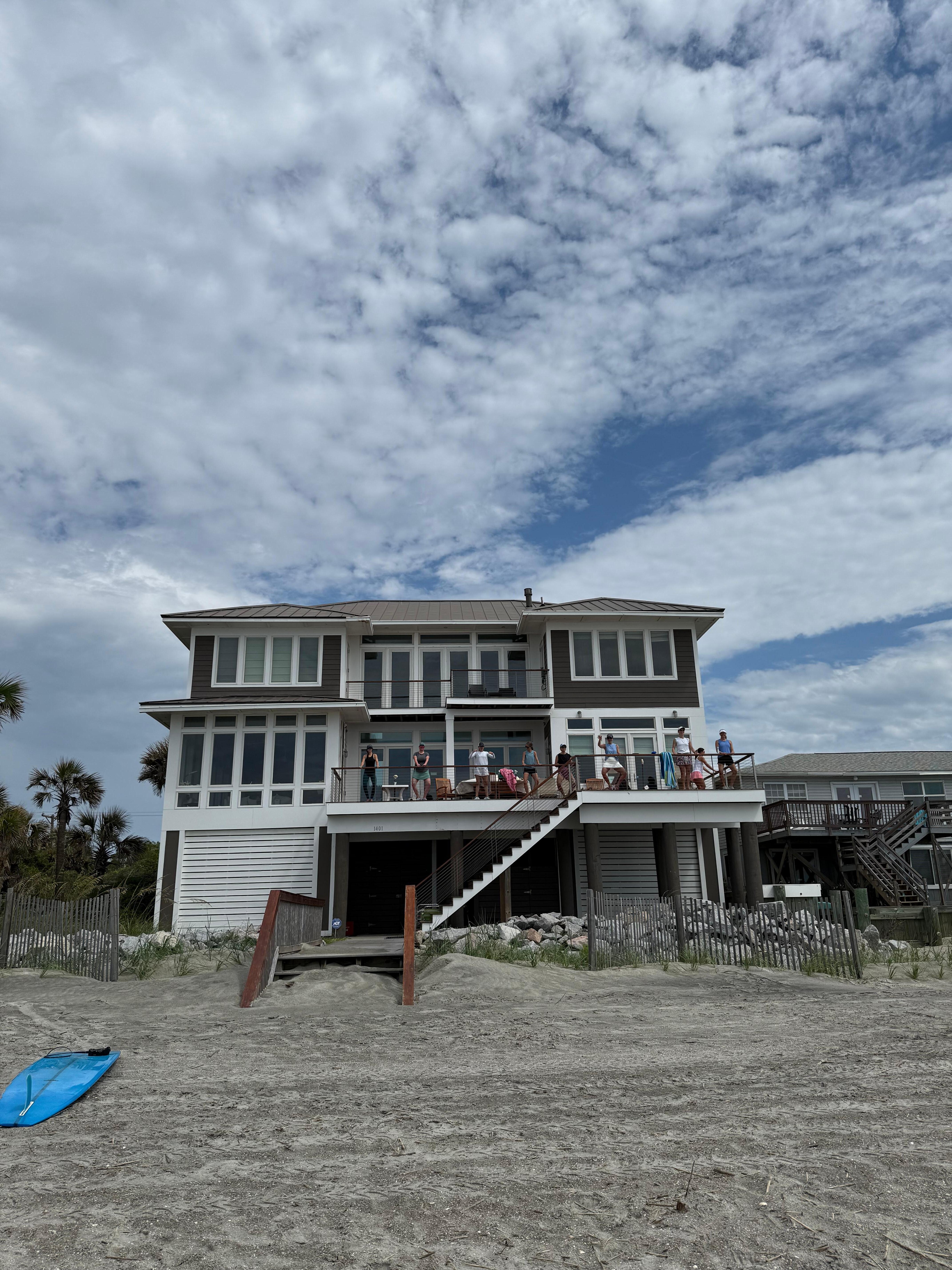 View from the beach. 