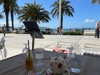 View from our breakfast table