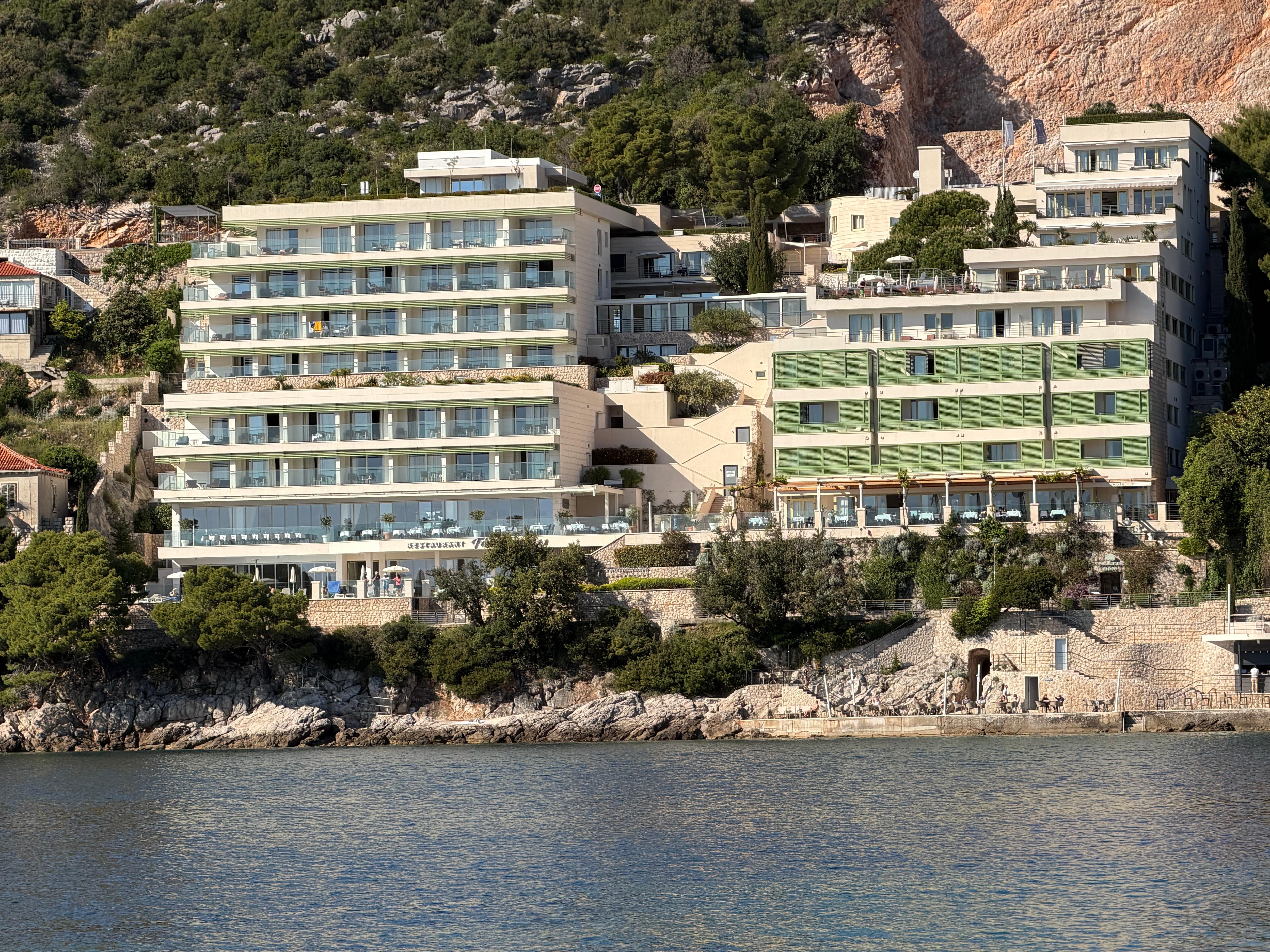 Hotel from the beach 