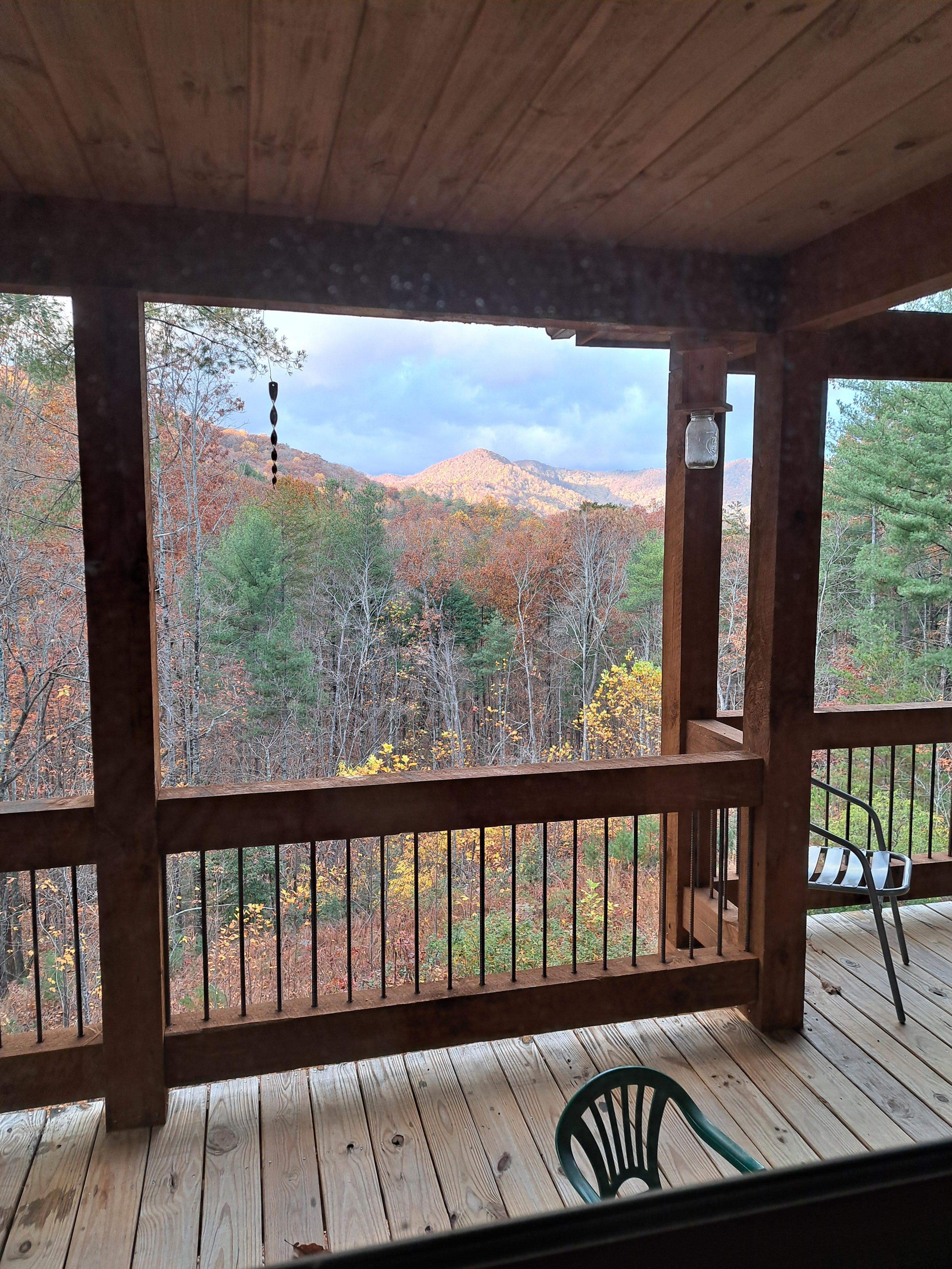 Beautiful views from a room.