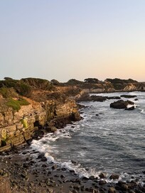 Sunset hike on the nearby bluffs