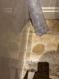 Bathroom not cleaned and smelled unsanitary